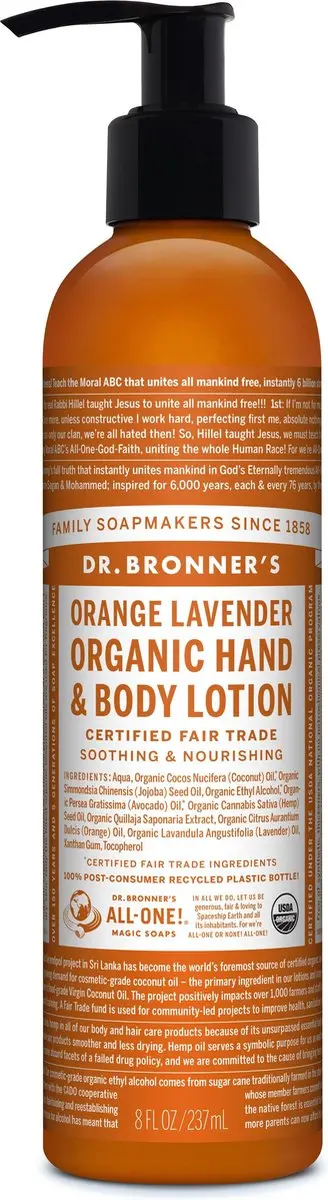 Dr. Bronner's Bodylotion Sinaas/Lavendel 240ml