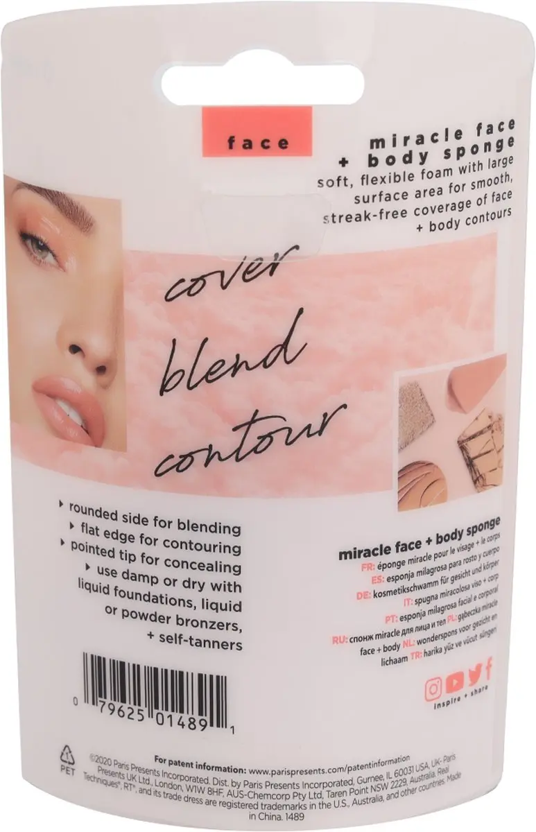 Real Techniques Miracle Body Complexion Sponge - Oranje