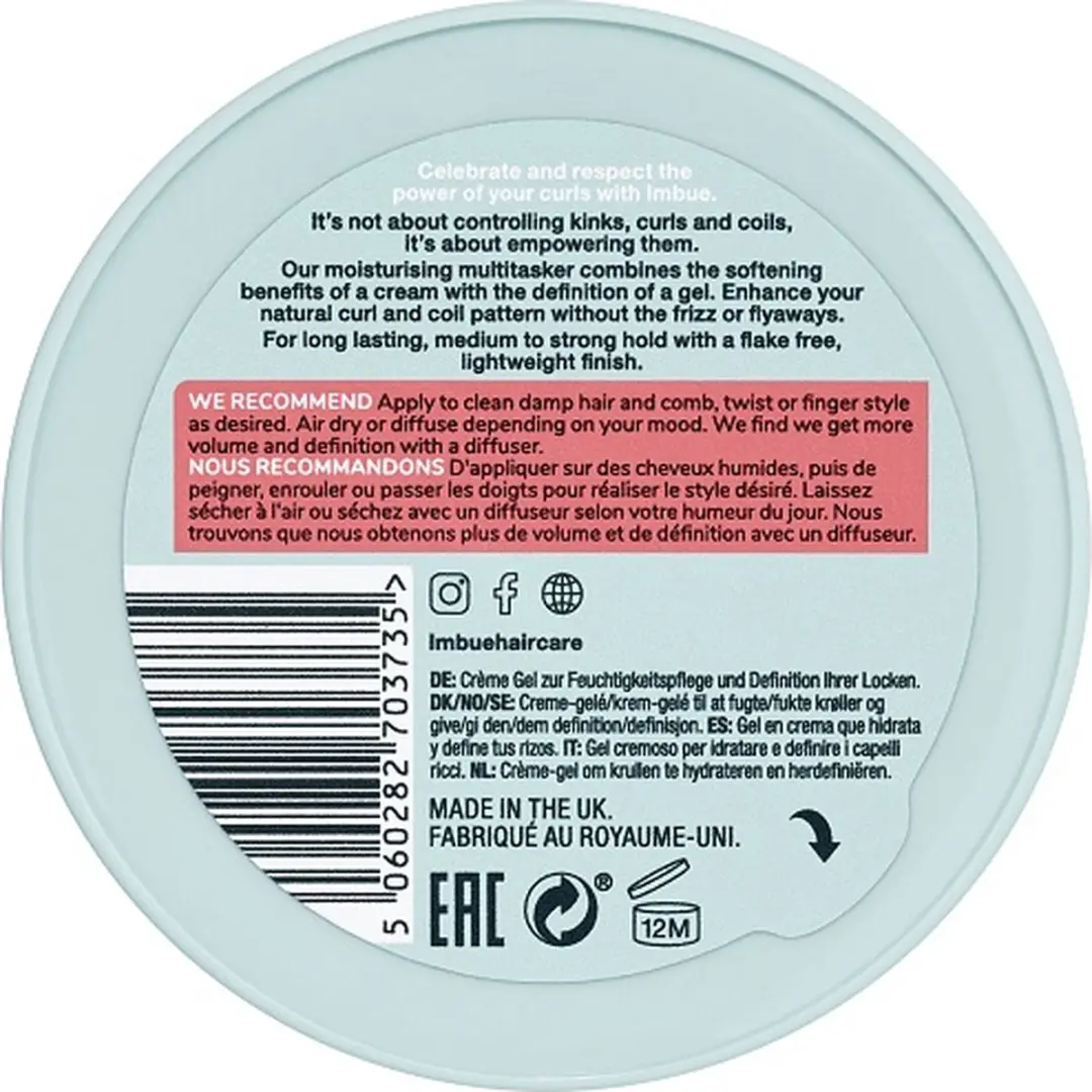 Imbue Curl Empowering Crème Gel 200ml