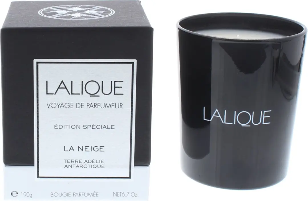Lalique La Neige Terre Adelie Candle 190ml
