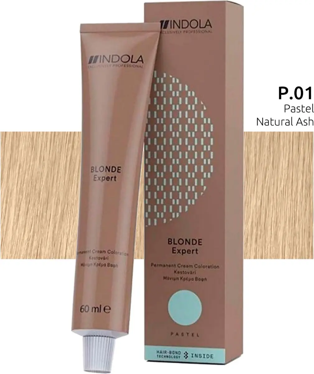 Indola Profession Permanent Caring Color P.01 60ml - Zwart