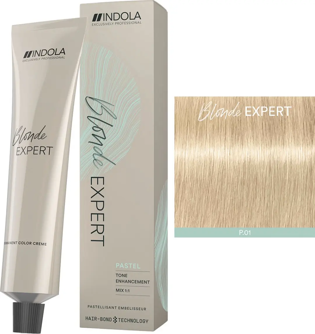 Indola Profession Permanent Caring Color P.01 60ml - Zwart