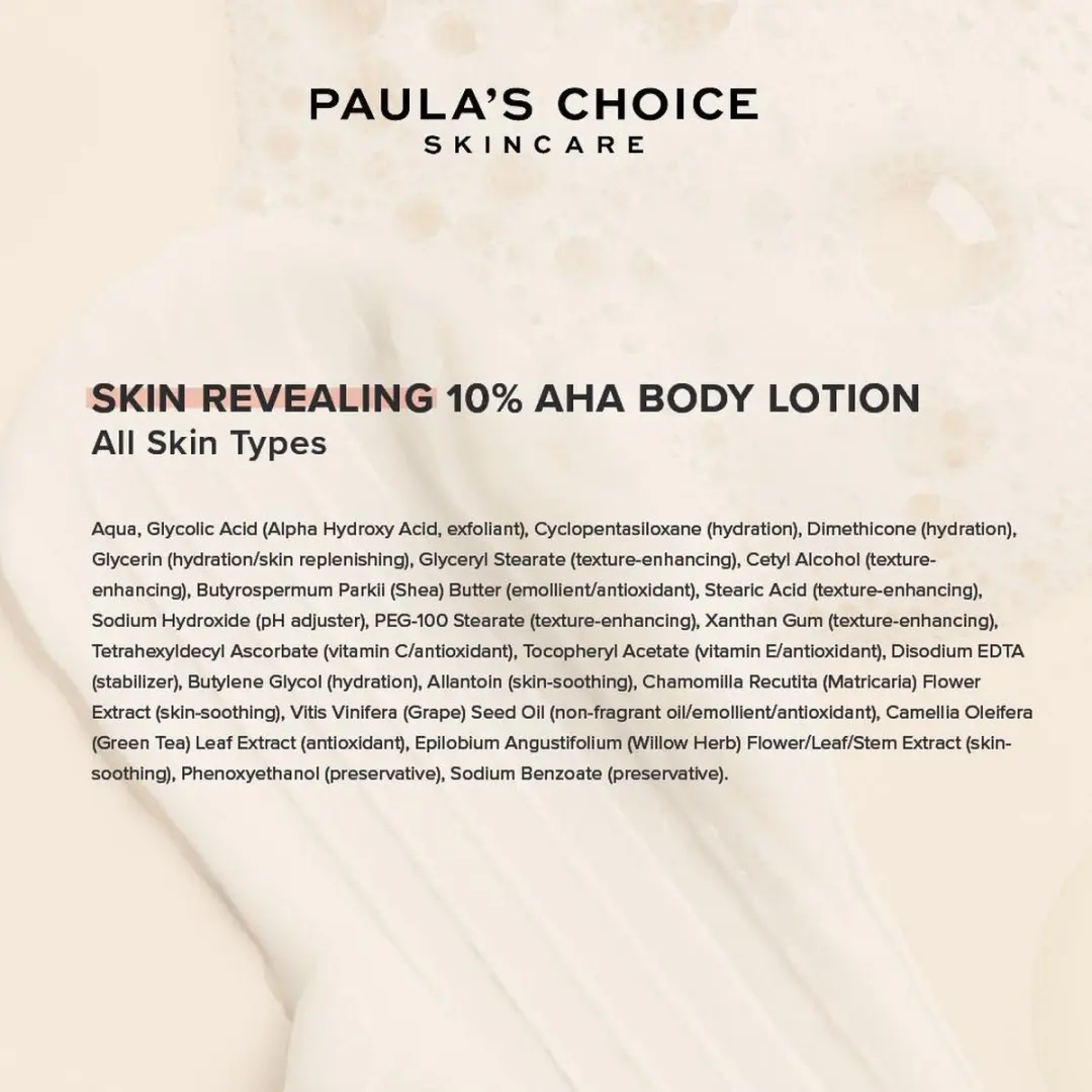 Paula's Choice 10% AHA Bodylotion 210ml