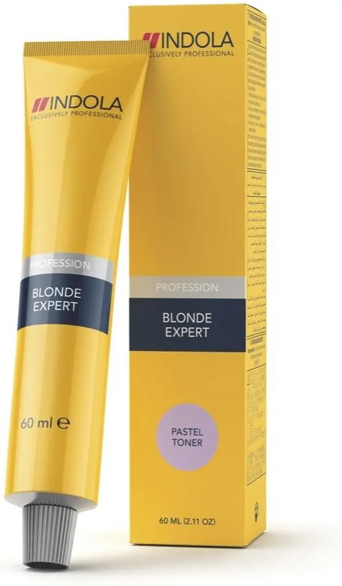 Indola Profession Blonde Expert Pastel Toner 60ml - Roze - 3 Stuks