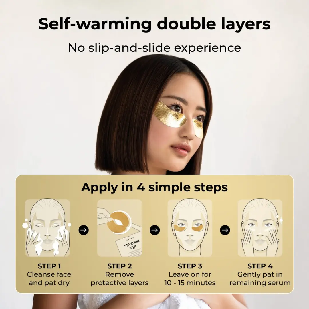 Starskin VIP Gold Mask Eye Oogmaskers - 5 Stuks