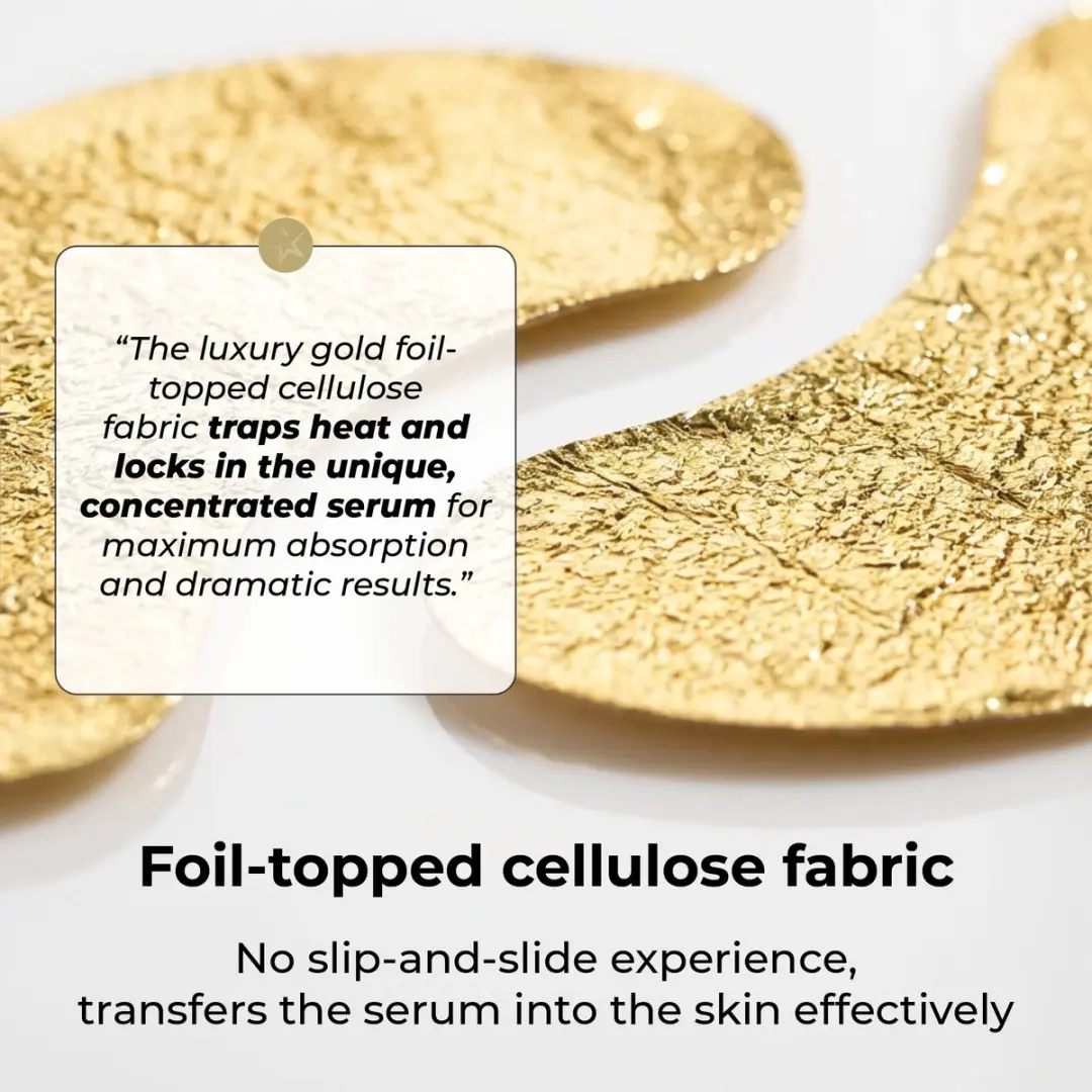 Starskin VIP Gold Mask Eye Oogmaskers - 5 Stuks - afbeelding 6 van 6