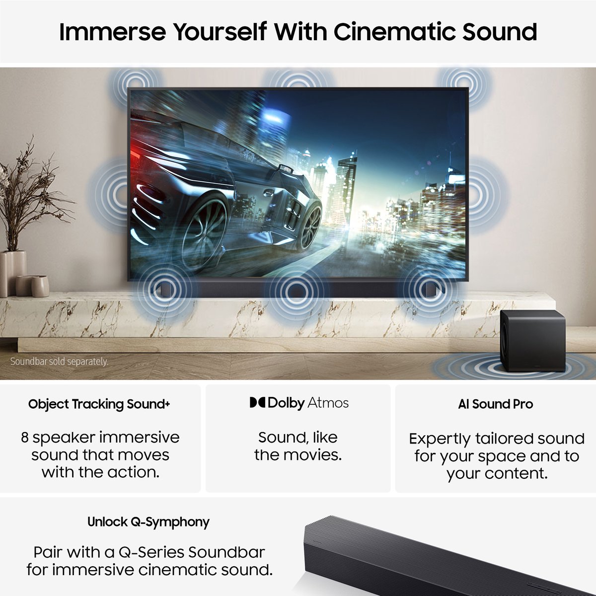 Samsung QE85QN900FTXXU tv 2,16 m (85") 8K Ultra HD Smart TV Wifi Zwart