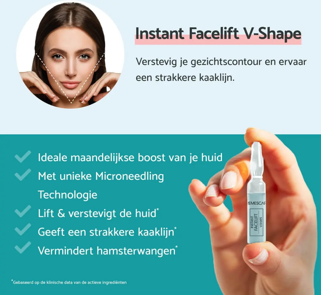 Remescar Instant Facelift V-shape Gezicht - 10ml (5x2ml)