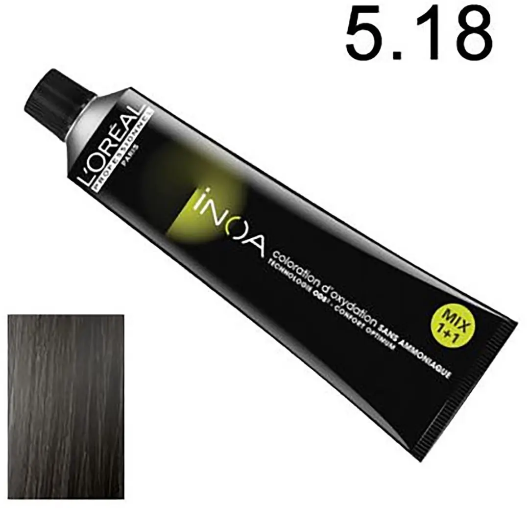 L'Oréal Professionnel iNOA Haarverf 150ml - 5.18