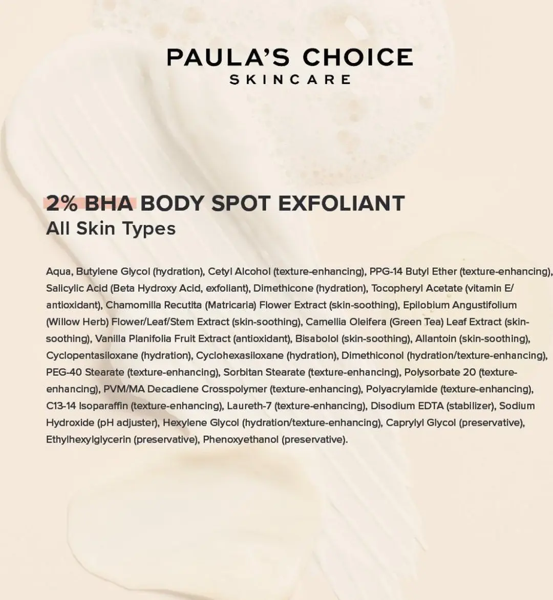 Paula's Choice 2% BHA Body Spot Exfoliant 210ml