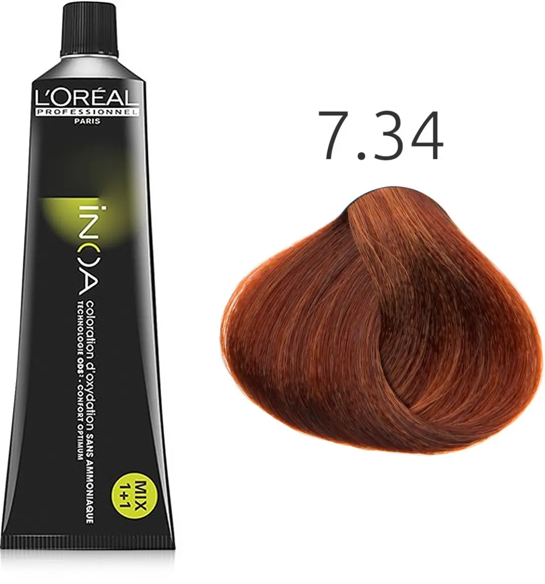 L'Oréal Professionnel iNOA Haarverf 150ml - Kleur 7.34