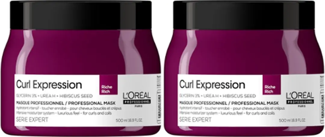 L'Oréal Paris Curl Expression Intensief Hydraterend Masker 2x500ml