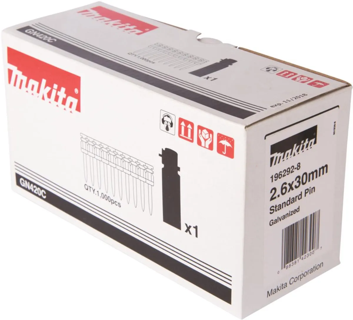Makita 196292-8 Betonnagel +gas BLK 2,6x30mm