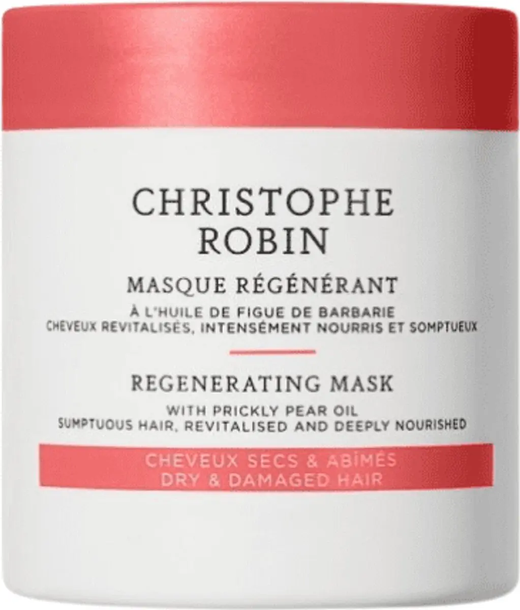 Christophe Robin Regenererend Masker 75ml - met Prickly Pear Hair Oil