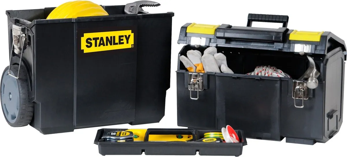 Stanley Mobile Work Center 2in1 1-70-327 - Zwart/Geel
