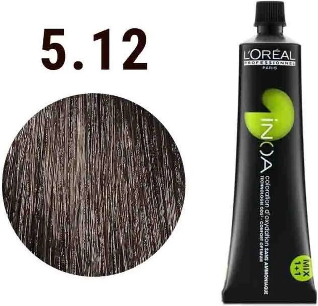 L'Oréal Professionnel iNOA Haarverf 60ml - 5.12