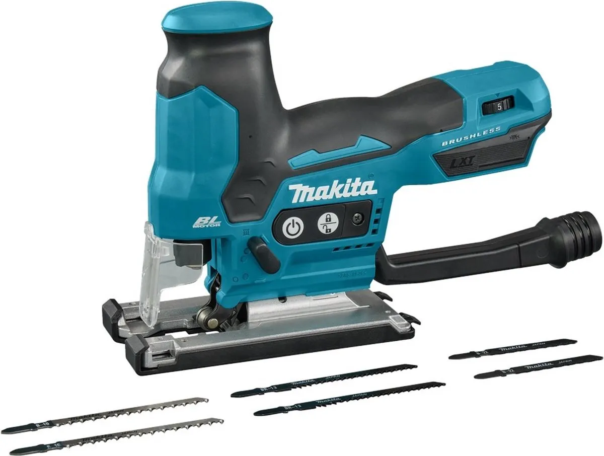 Makita DJV185Z Accu Decoupeerzaag T-Greep 18V - 3000 tpm - 6 Zaagbladen