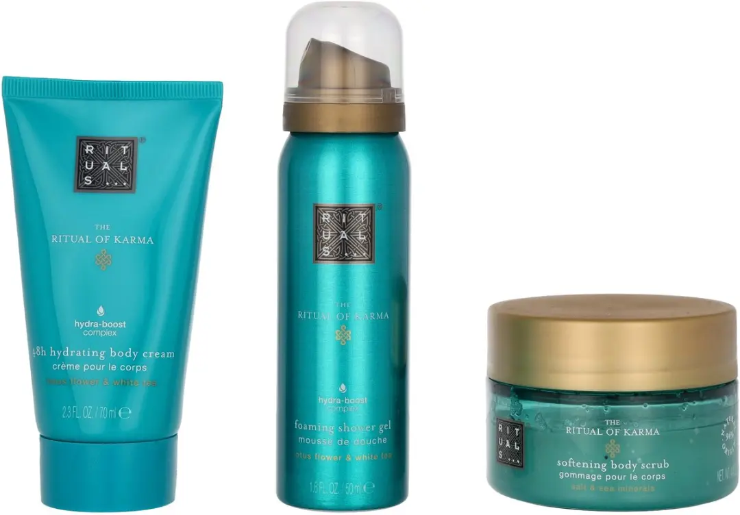 Rituals The Ritual of Karma Giftset - Douchegel Bodyscrub Bodycream 245ml