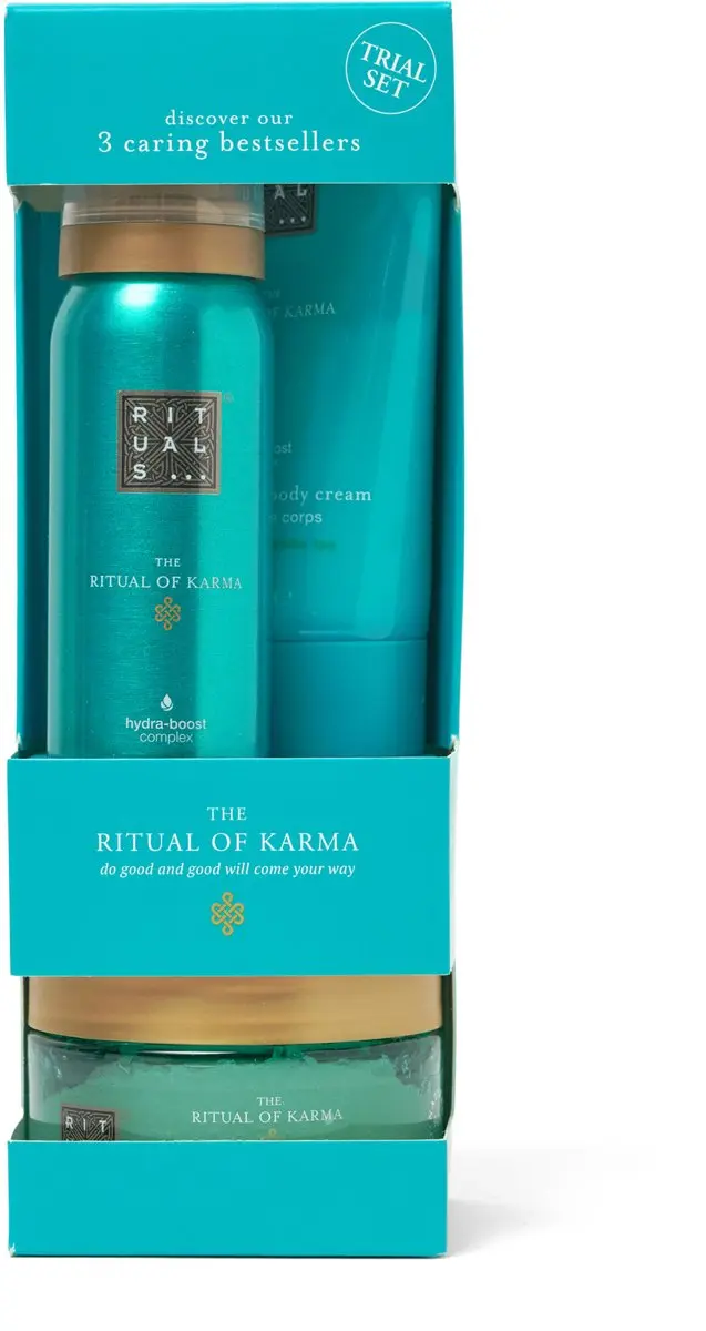 Rituals The Ritual of Karma Giftset - Douchegel Bodyscrub Bodycream 245ml