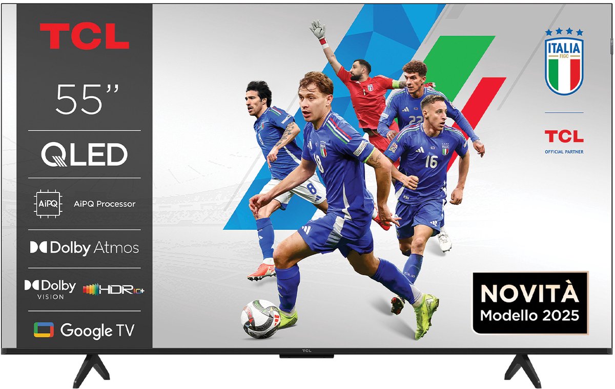 TCL P7K 55P7K tv 139,7 cm (55") 4K Ultra HD Smart TV Wifi Metallic 450 cd/m²