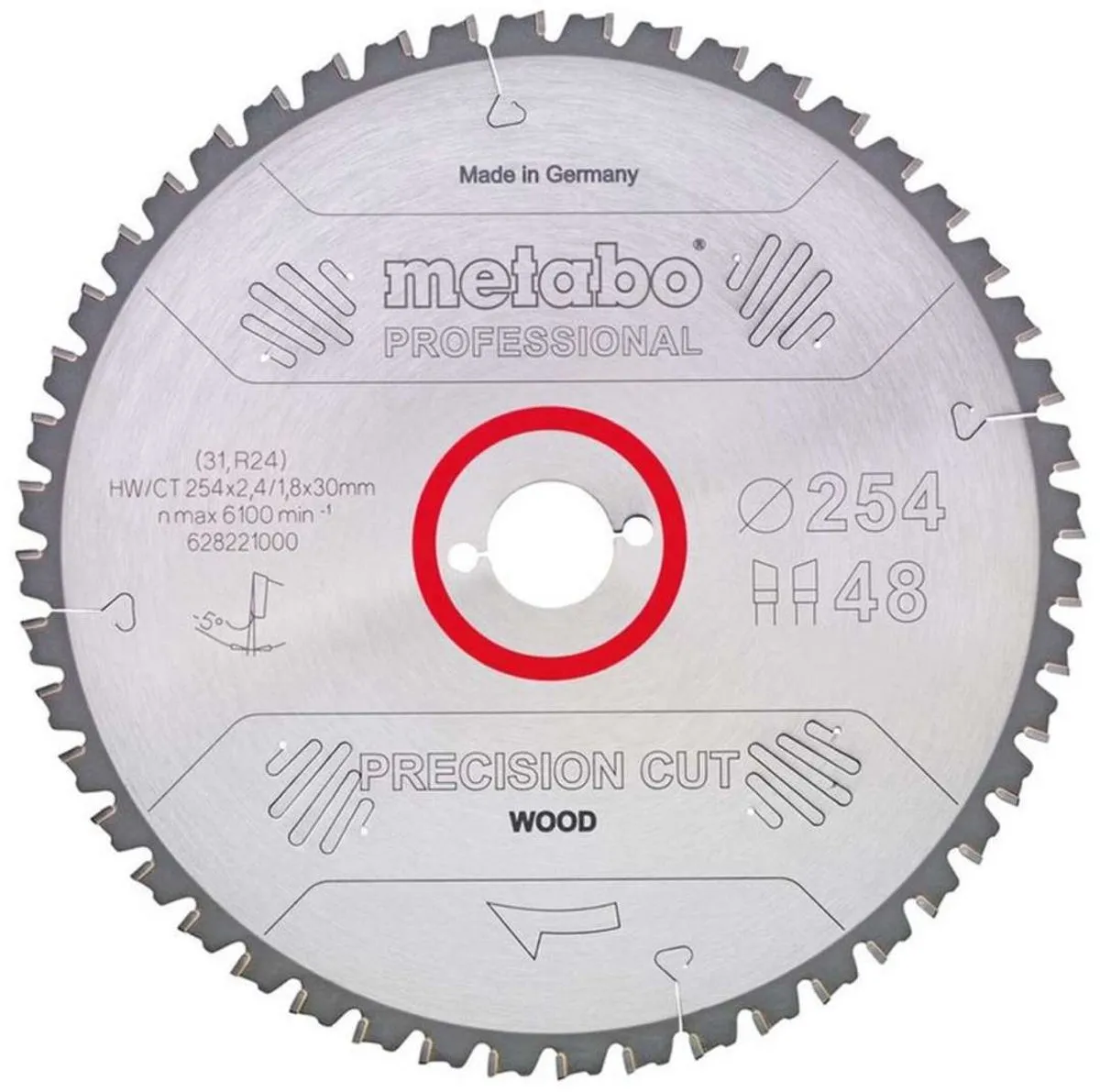 Metabo HW/CT 315 Kreissägeblad 48 Tanden - Aluminium