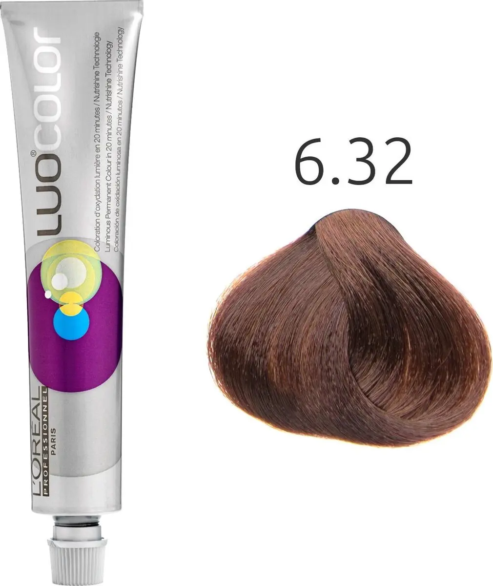 L'Oréal Professionnel LuoColor Haarverf 50ml - Kleur 6.32