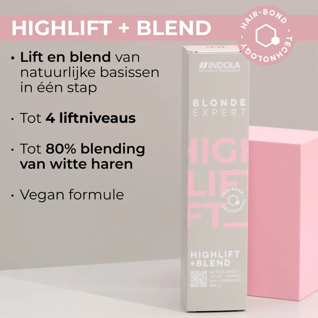 Indola Blonde Expert Highlift +Blend 60ml - Grijs