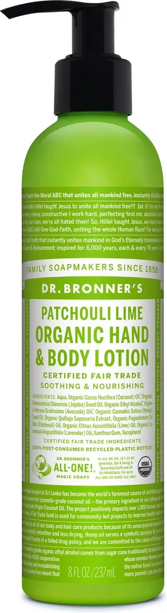 Dr. Bronner's Bodylotion Patchouli Lime 240ml