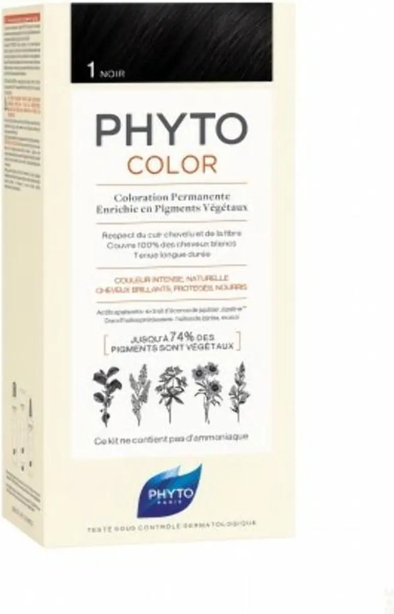 Phyto Color Permanent #1 Noir 3ml - afbeelding 6 van 6