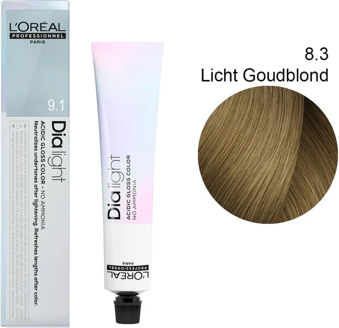 L'Oréal Professionnel Dia Light Haarverf 50ml - 8.3 Roze