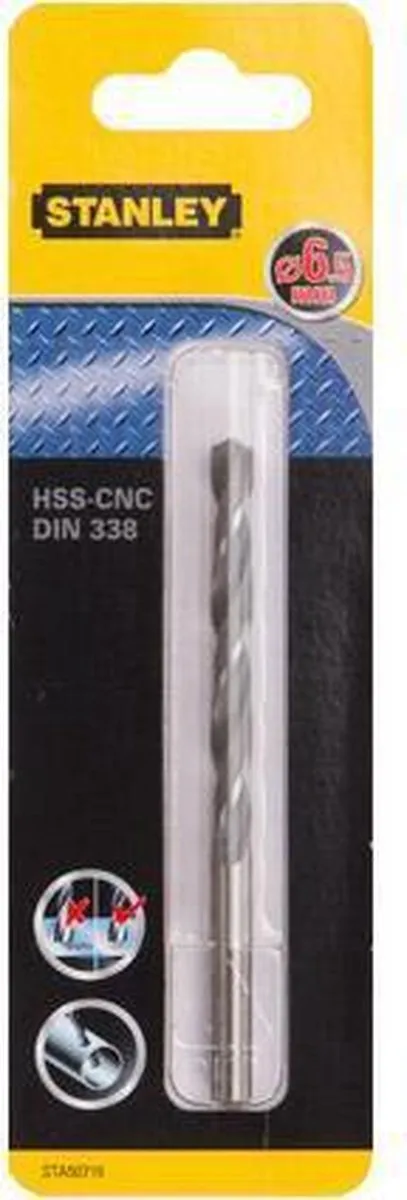 Stanley Metaalboor HSS-CNC 6,5mm STA50716