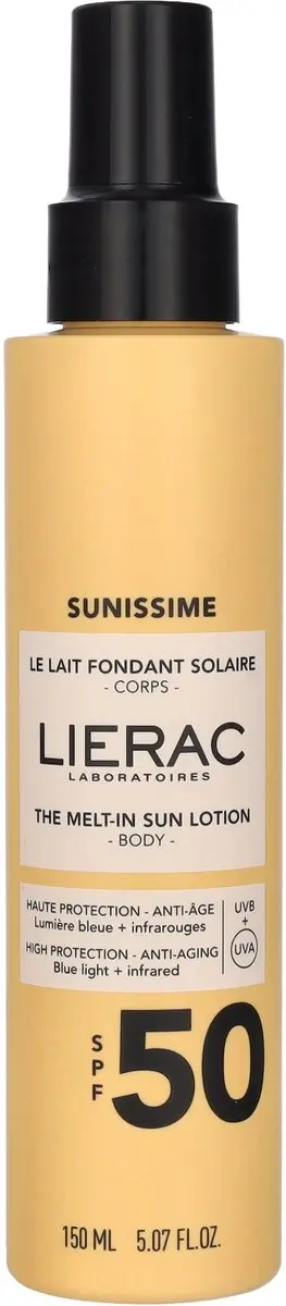 Lierac Sunissime SPF 50 Zonnemelk 150ml