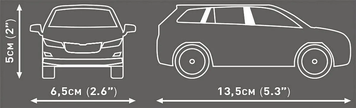 Cobi Škoda Kodiaq VRS COBI-24584 - 105 Stukken - Meerkleurig - afbeelding 6 van 6