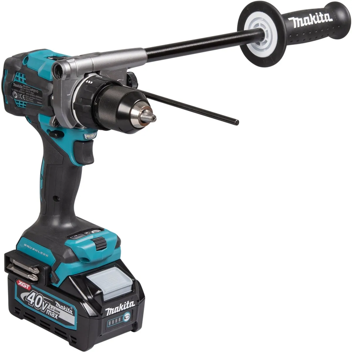 Makita DK0114G201 Combopack Klopboormachine & Slagschroevendraaier - 2x 4.0Ah - afbeelding 4 van 6