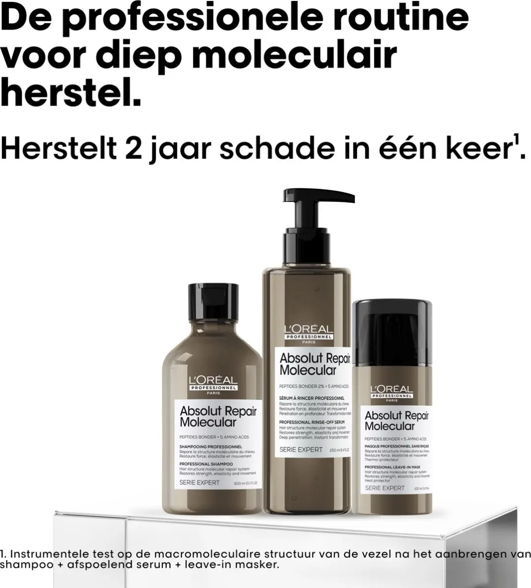 L'Oréal Professionnel Absolut Repair Molecular Bundel - 650ml