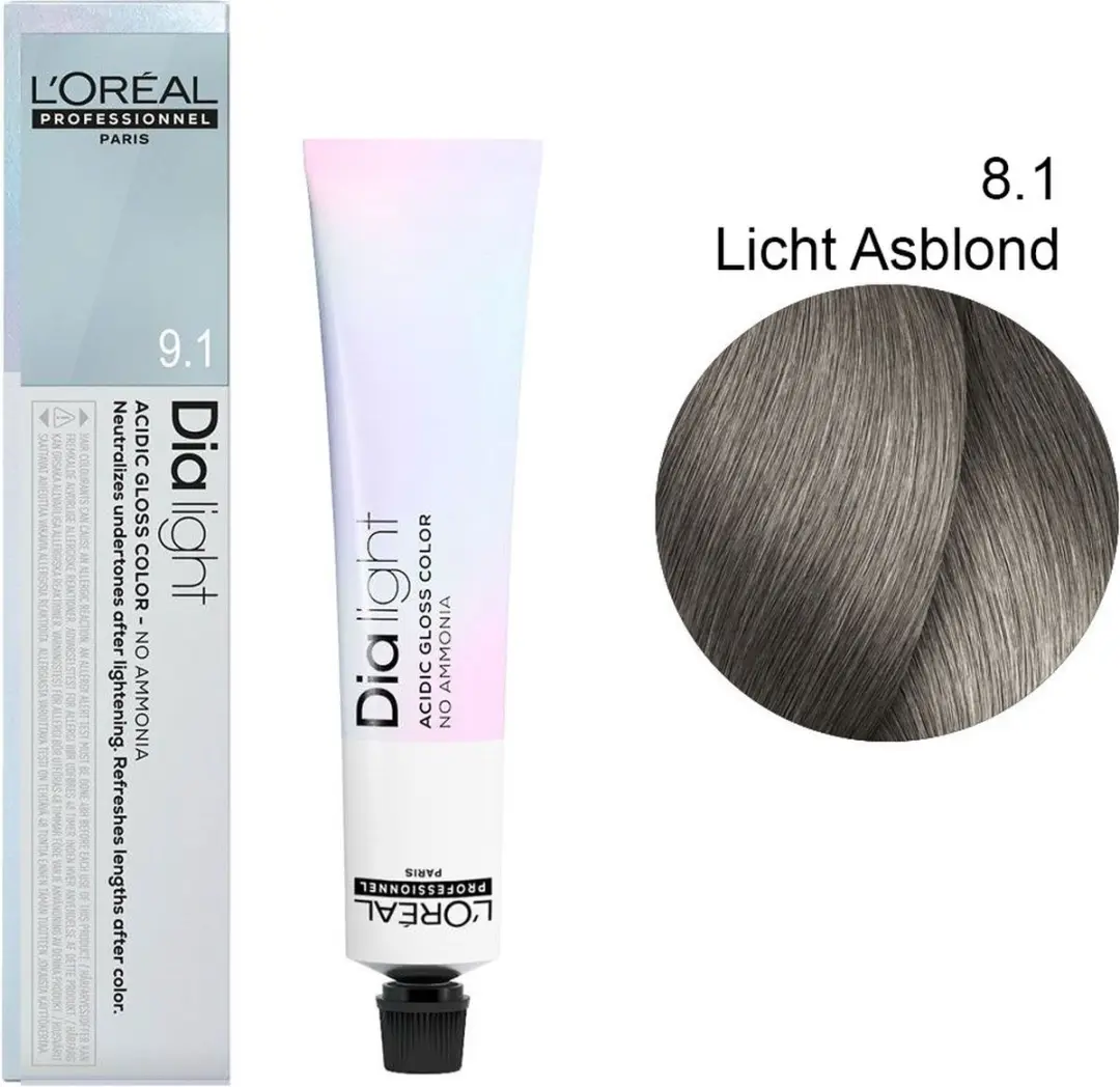 L'Oréal Professionnel Dia Light Haarverf 50ml - 8.1
