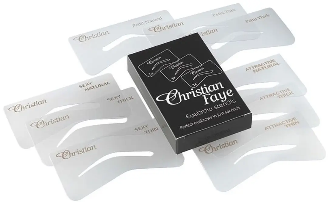 Christian Faye Eyebrow Stencil Set