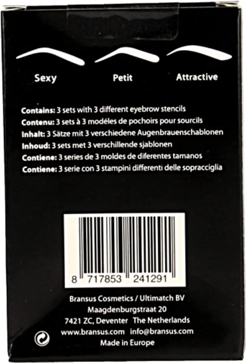 Christian Faye Eyebrow Stencil Set - 1 Stuk