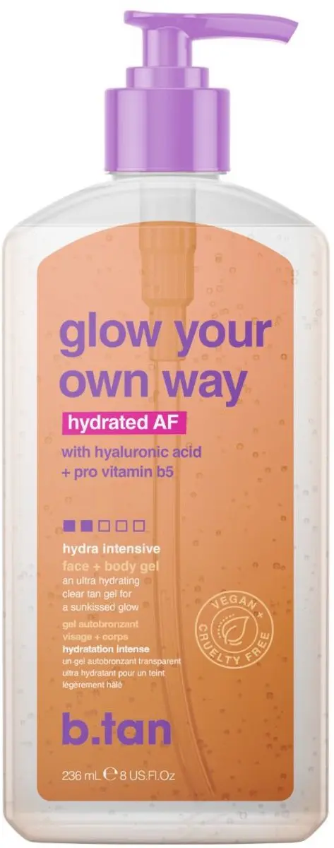 b.tan Hydrated AF Self Tan Gel 236ml