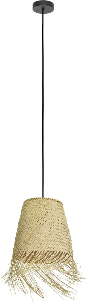 Eglo Aycliffe Hanglamp E27 - Ø30cm - Zwart/Hout
