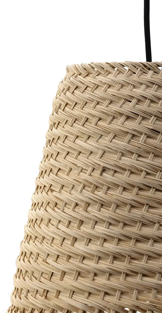 Eglo Aycliffe Hanglamp E27 - Ø30cm - Zwart/Hout
