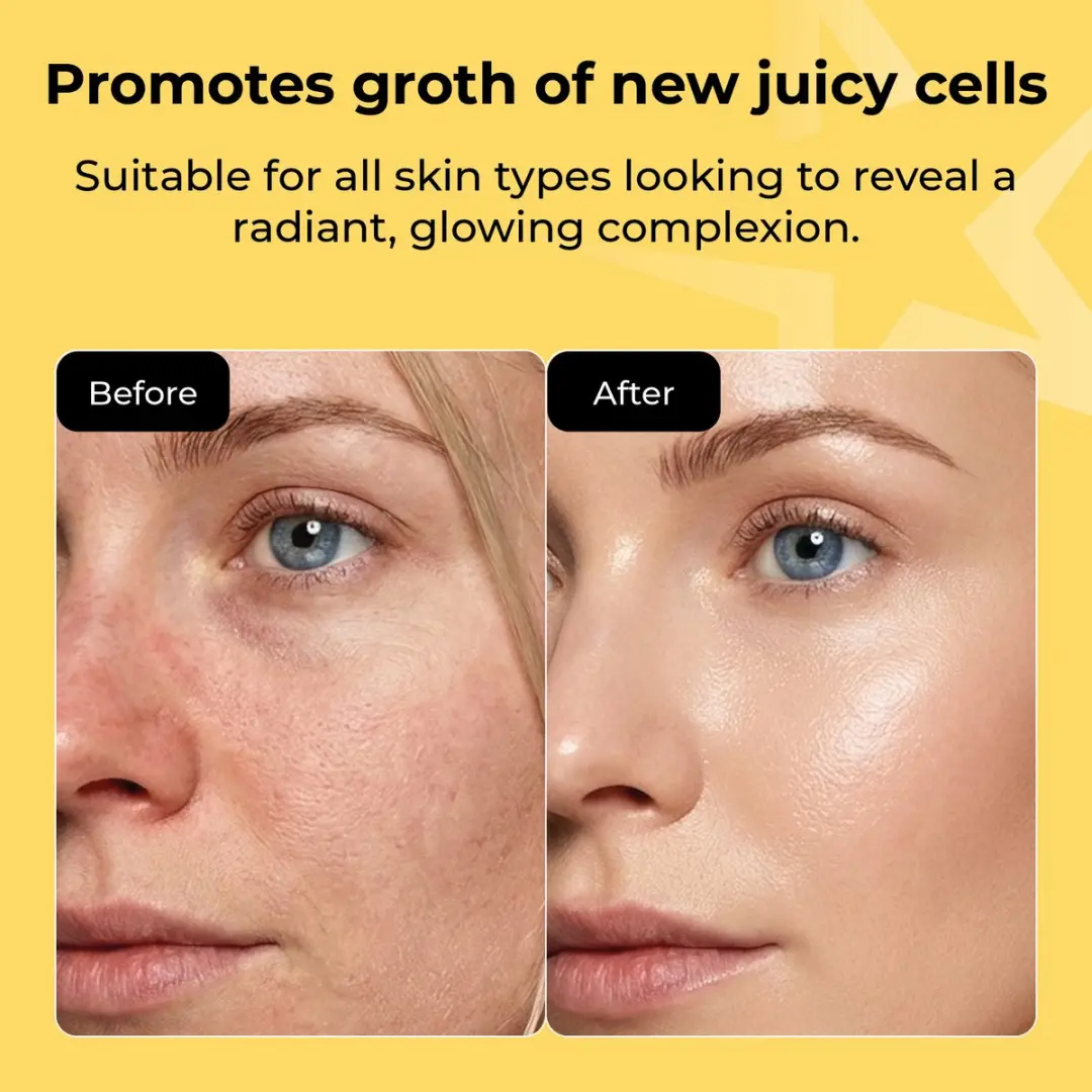 Starskin Glowstar Foaming Peeling Puff - Vitamine C & AHA - 44g - afbeelding 6 van 6