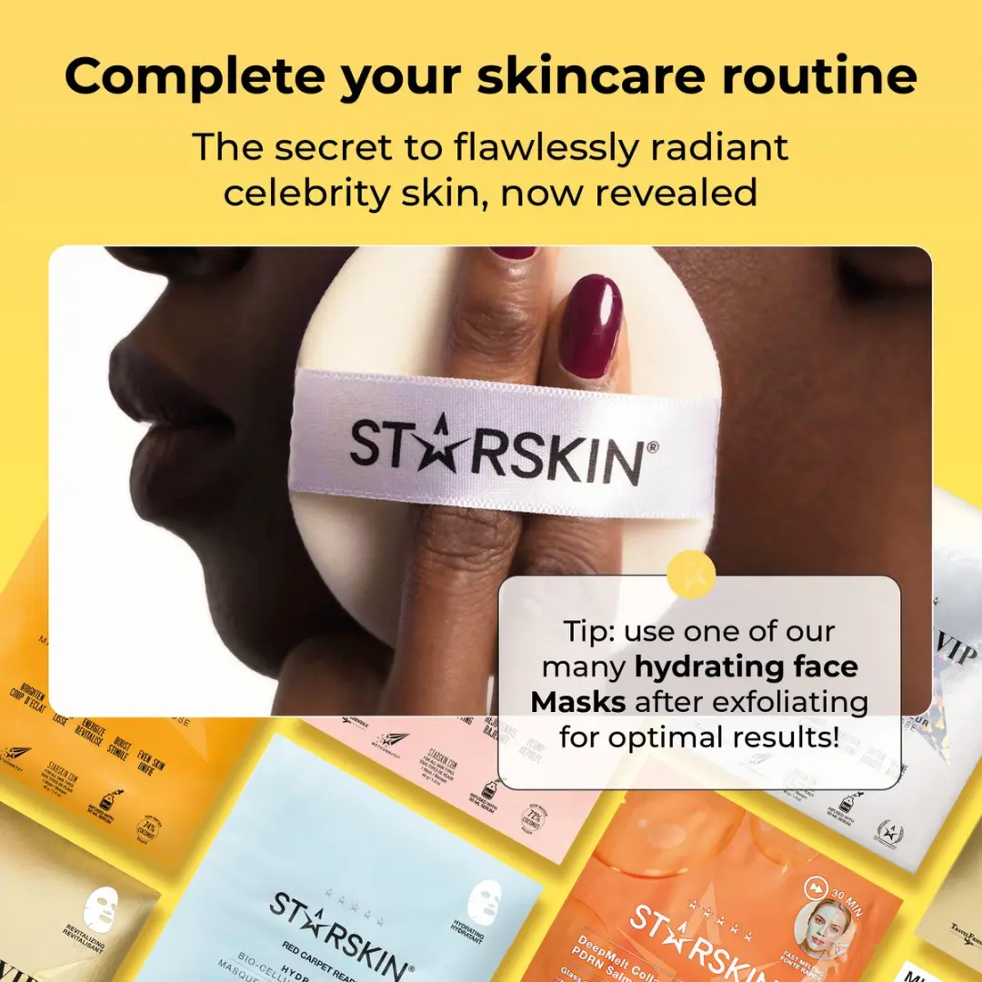 Starskin Glowstar Foaming Peeling Puff - Vitamine C & AHA - 44g