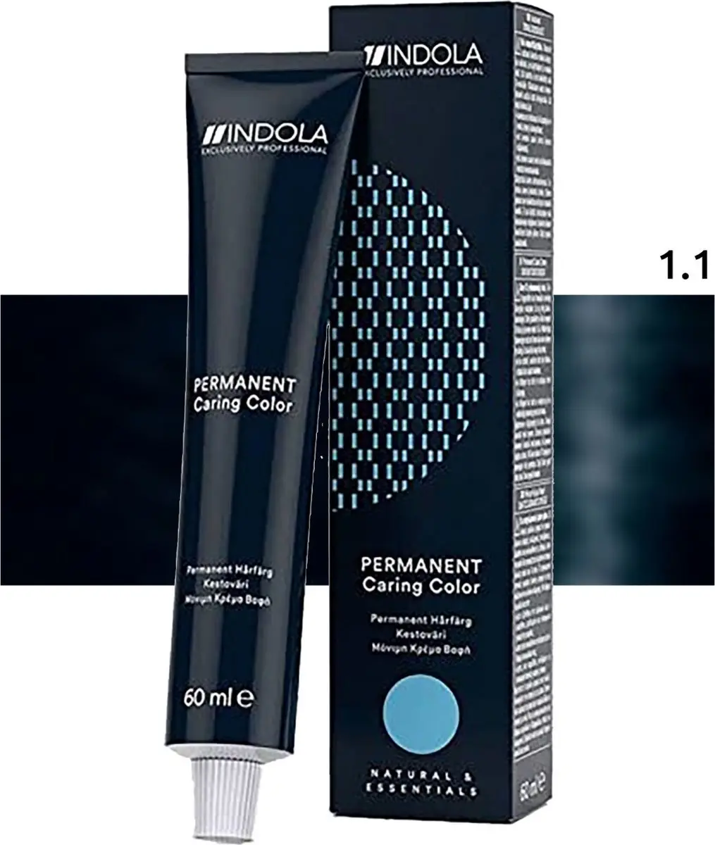 Indola Profession Permanent Caring Color 1.1 60ml