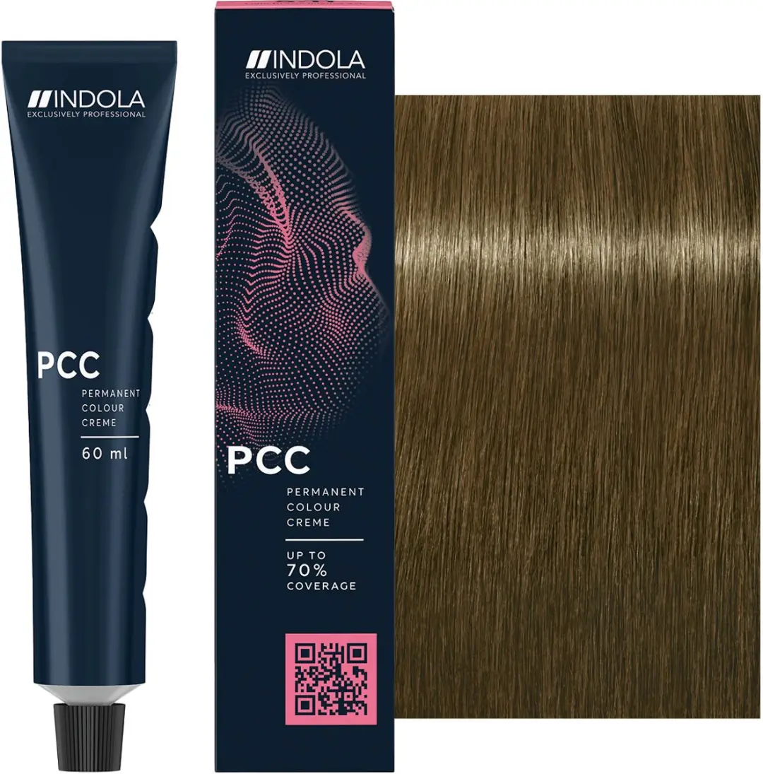 Indola Profession Permanent Caring Color 8.18 - 60ml - Zwart