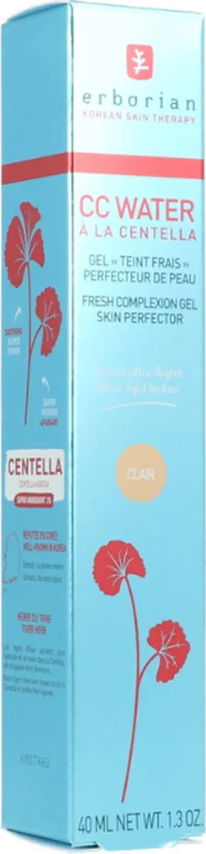 Erborian CC Water Centella Fresh Complex - 40ml Clair - afbeelding 6 van 6