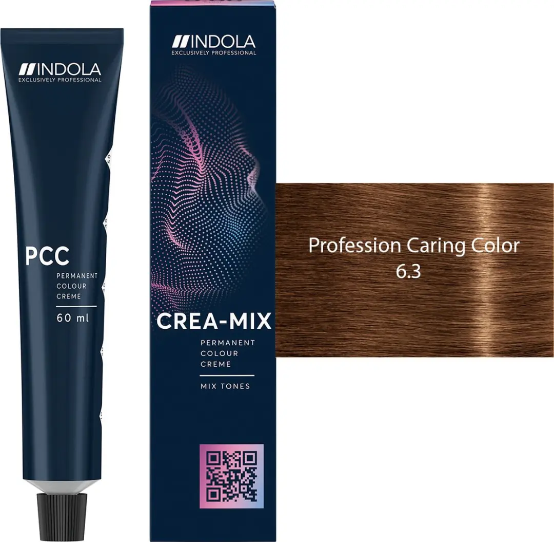 Indola Profession Permanent Caring Color 6.3 Zwart 60ml