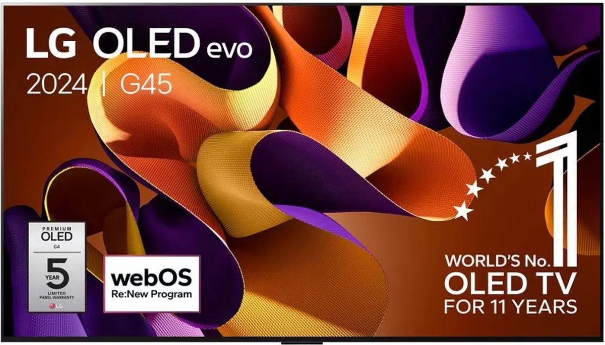 LG G4 OLED55G45LW 55 inch 4K OLED - Zwart