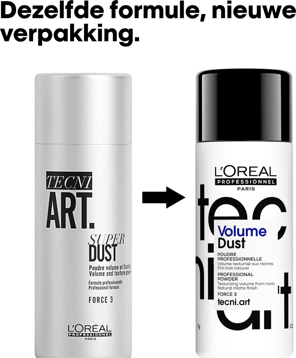 L'Oréal Professionnel Tecni.ART Volume Dust Haarpoeder 7g - Wit