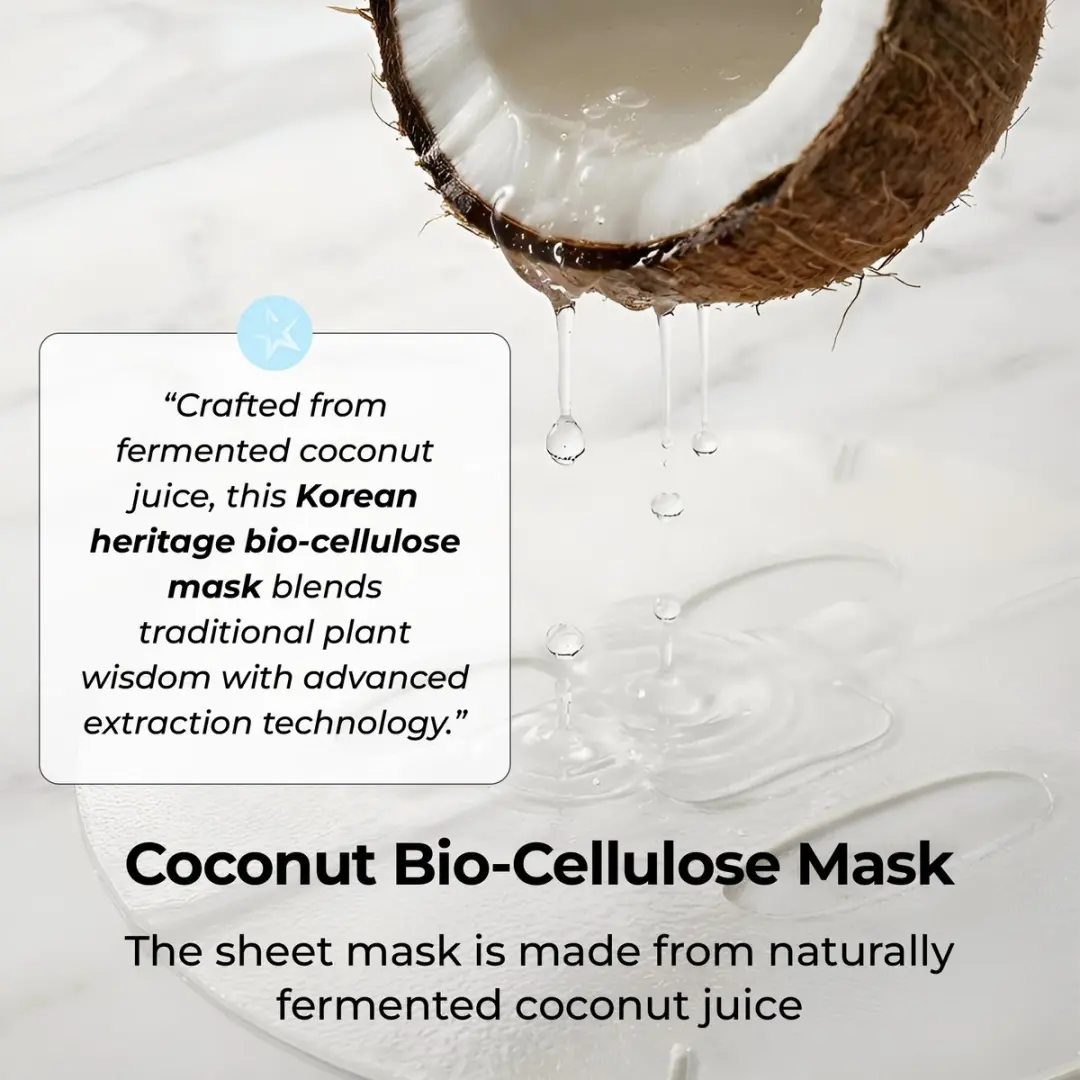 Starskin Red Carpet Ready Coconut Gezichtsmasker - 4 Stuks